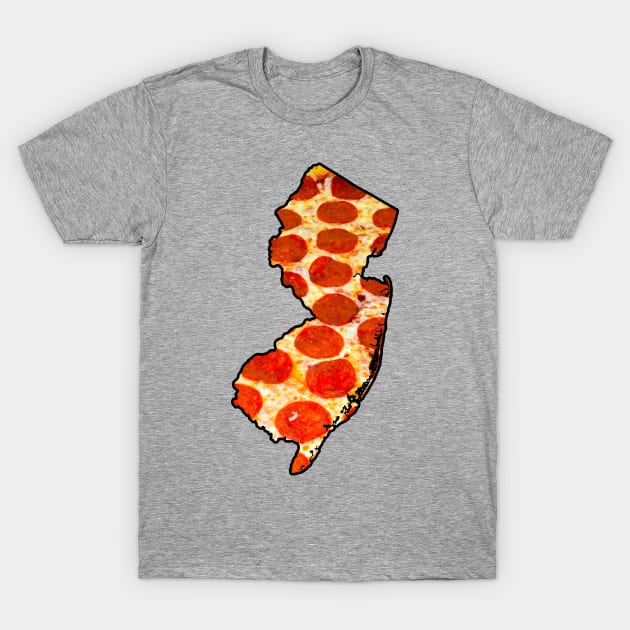 New Jersey Pizza T-Shirt by fearcity